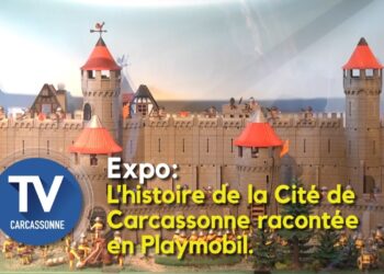 Expo: L’histoire de la Cité de Carcassonne racontée en Playmobil :