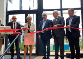 Inauguration du Centre International de Séjour Lamourelle à Carcassonne :