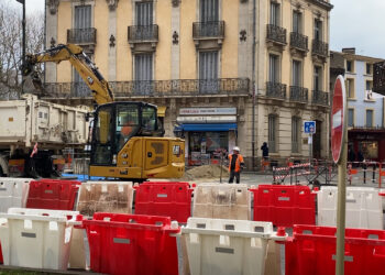 Circulation perturbée dans le quartier du Pont Vieux à Carcassonne en raison des travaux  de réhabilitation :