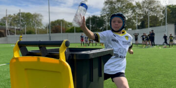 Le tri sélectif s’invite au centre de formation de l’USC XV :