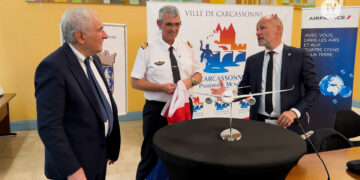 Un avion A350 d’Air France baptisé « Carcassonne »